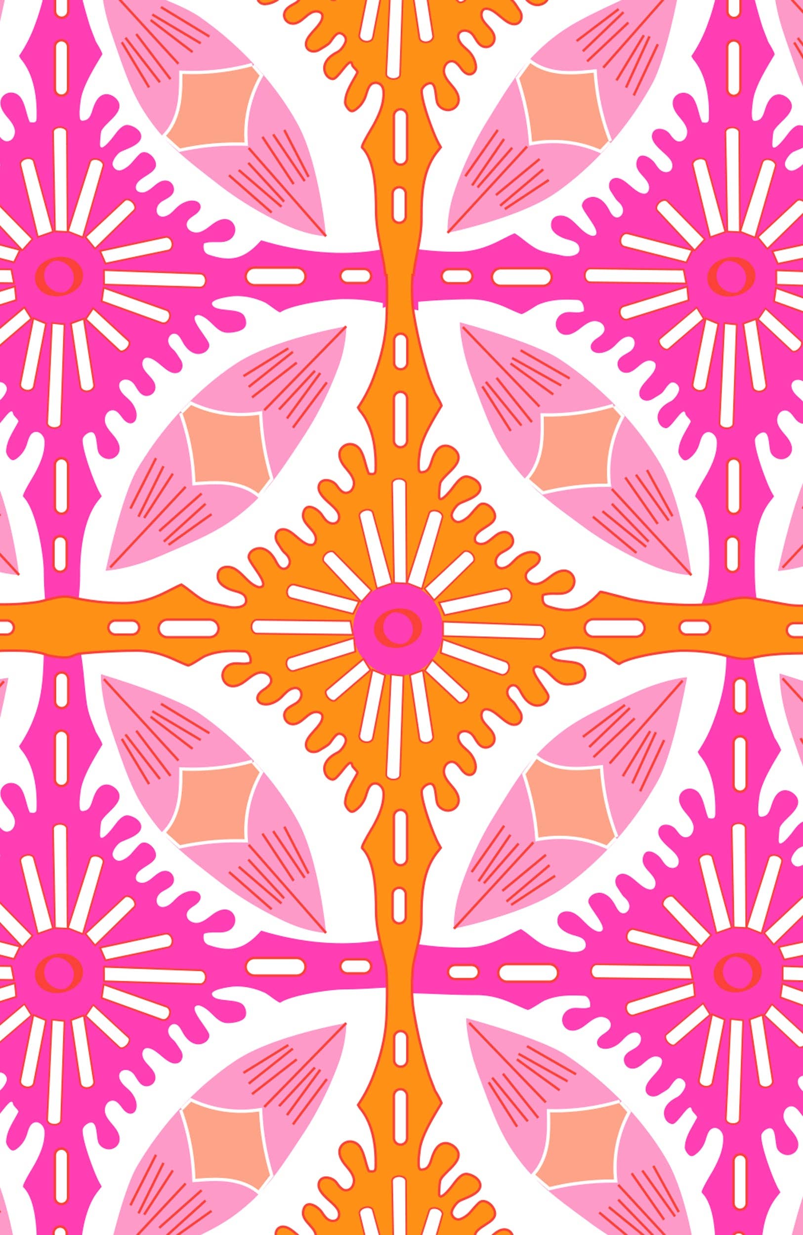 Ruffleneck Tunic - Smell The Roses