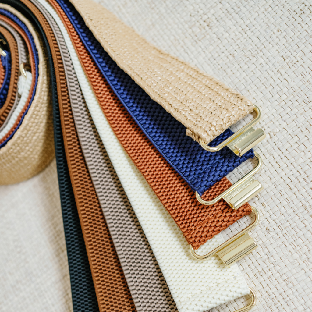 Dark Raffia Interchangeable Stretch Belt Band