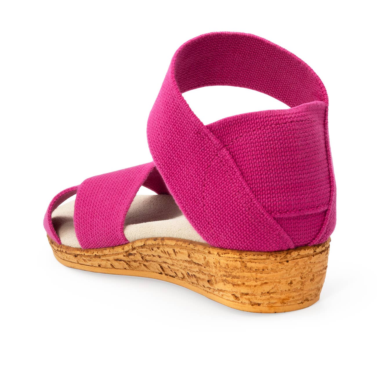 Spring26 Peachtree- Ankle Strap Cork Wedge Sandal