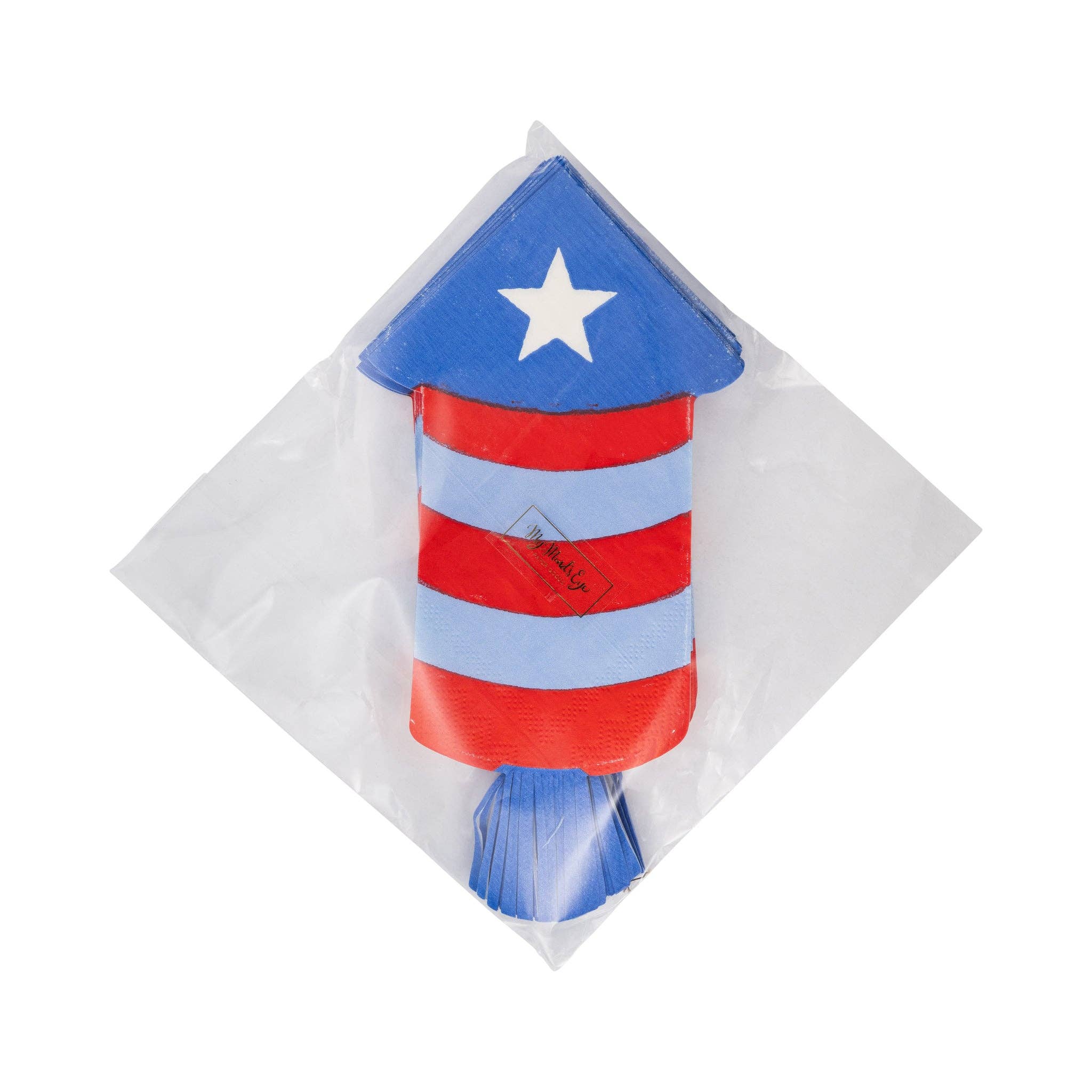 USA1238 - Firecracker Shaped Paper Napkin