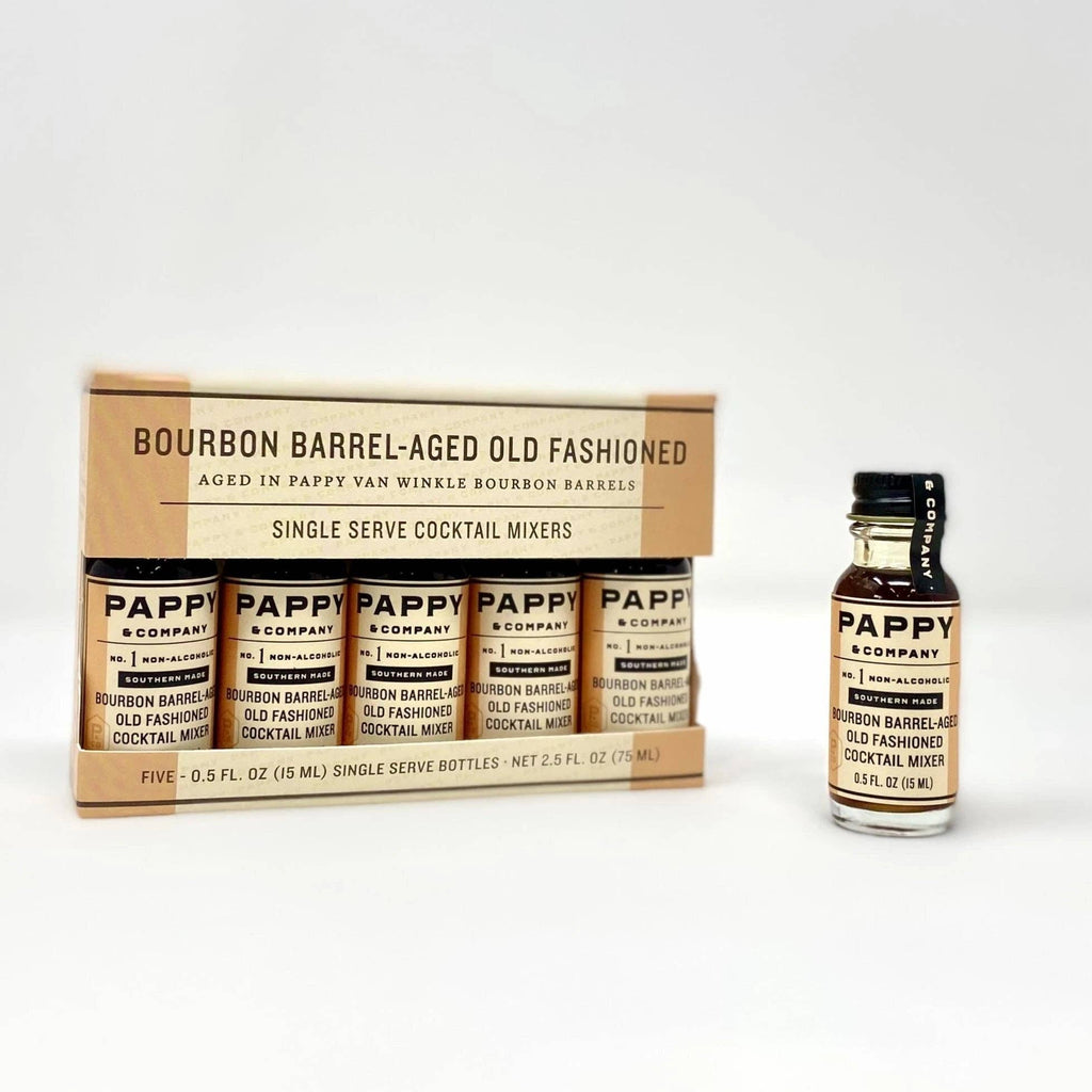 Pappy Van Winkle Bourbon Barrel-Aged Old Fashioned Mix - Single Serve 5 pack