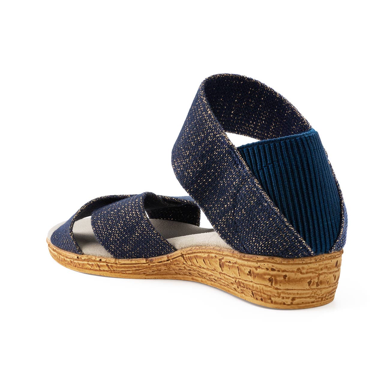 Spring26 Peachtree- Ankle Strap Cork Wedge Sandal