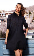 Black Eyelet Dress