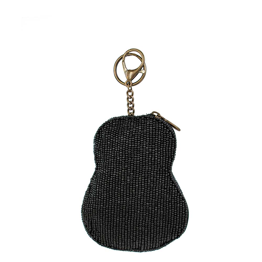 Classical Vibe Beaded Guitar Coin Purse