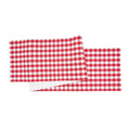 Ashford Red Gingham Check Table Runner