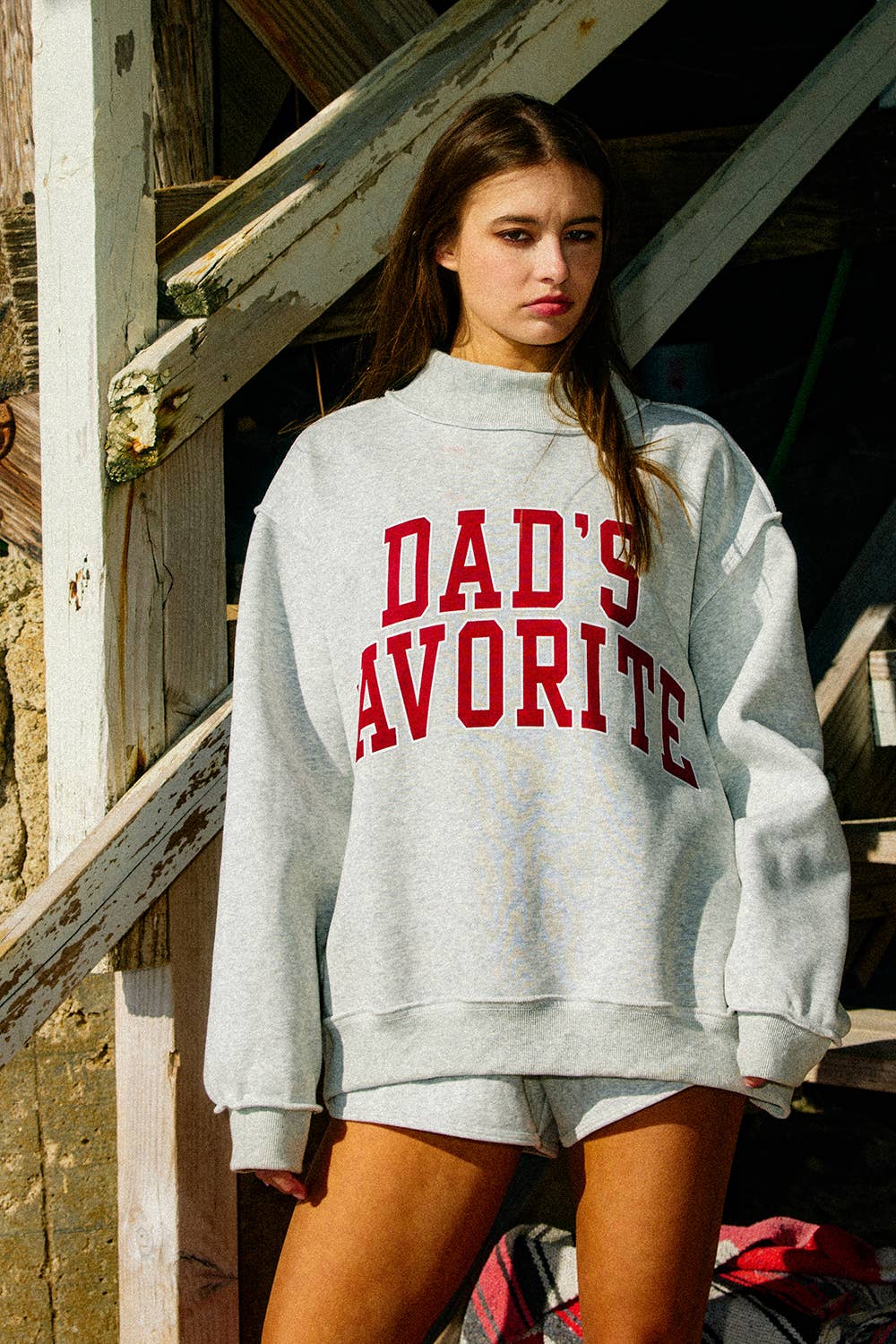 IT2594-FAVORITE | Reversible Mock-Neck Sweatshirt