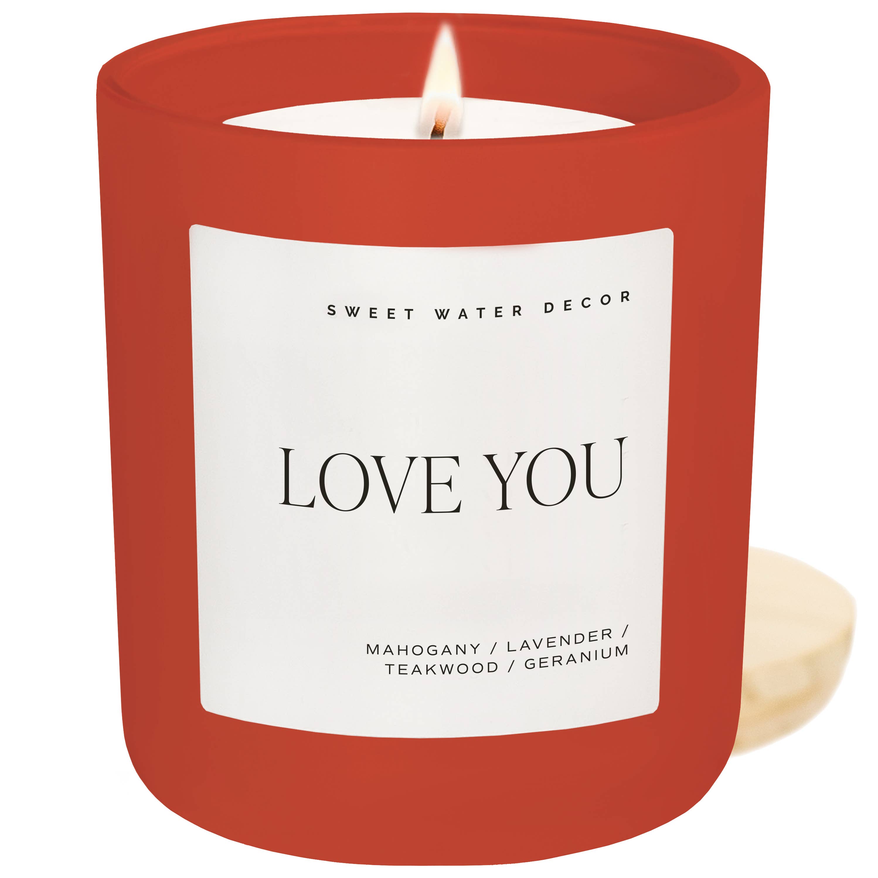 Love You 15 oz Soy Candle - Valentine's Day Decor & Gifts