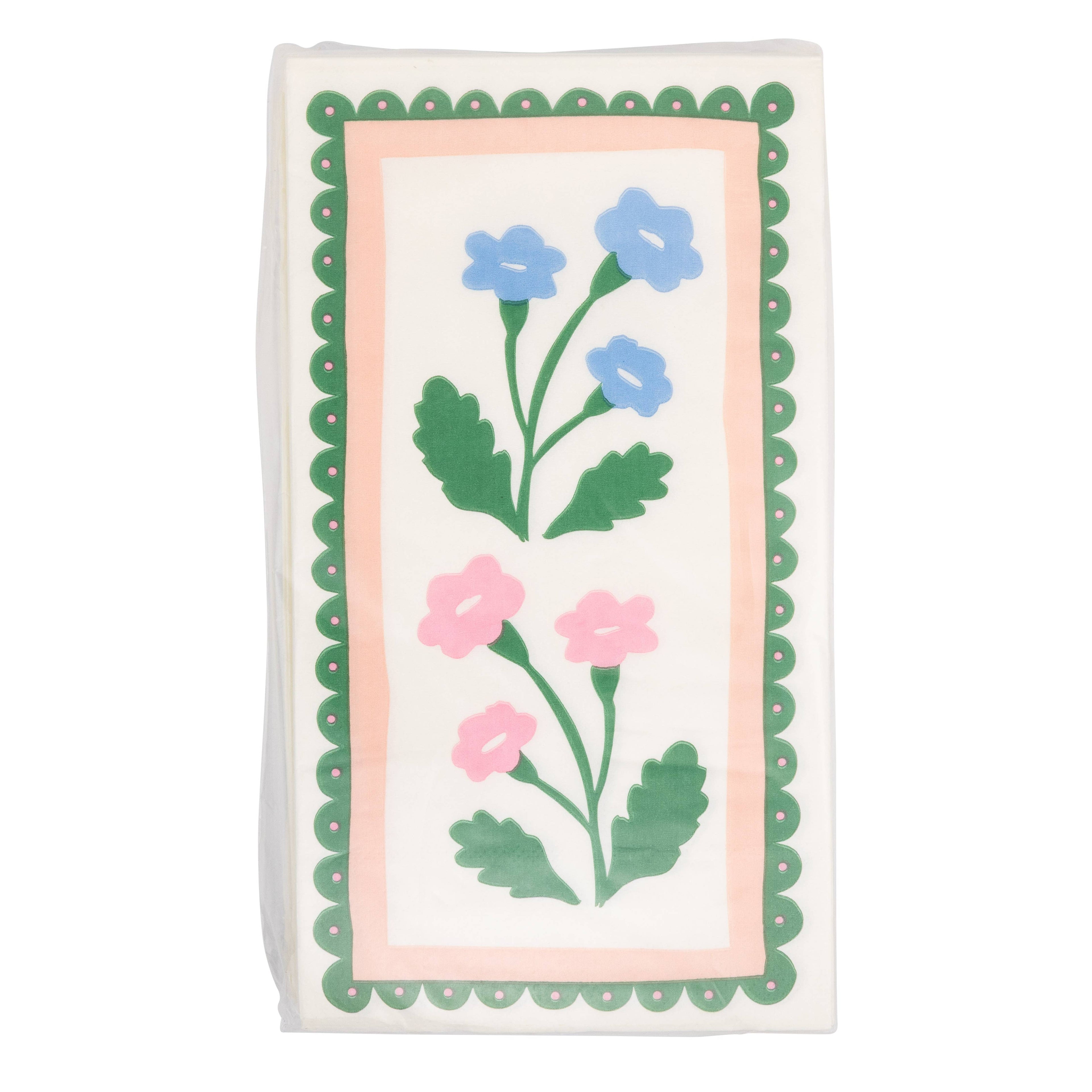 FLR1239 - Floral Border Dinner Napkin