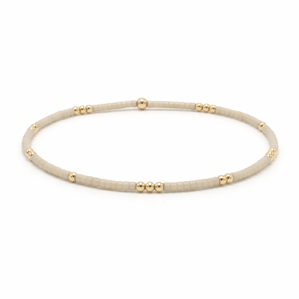 2mm Newport OYSTER + Gold Filled Waterproof Bracelet