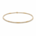 2mm Newport OYSTER + Gold Filled Waterproof Bracelet