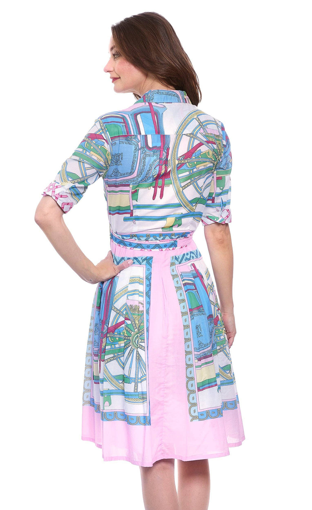 Mrs Maisel Pink Coach Print