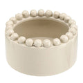 Ceramic Beaded Wine Coaster - Natural