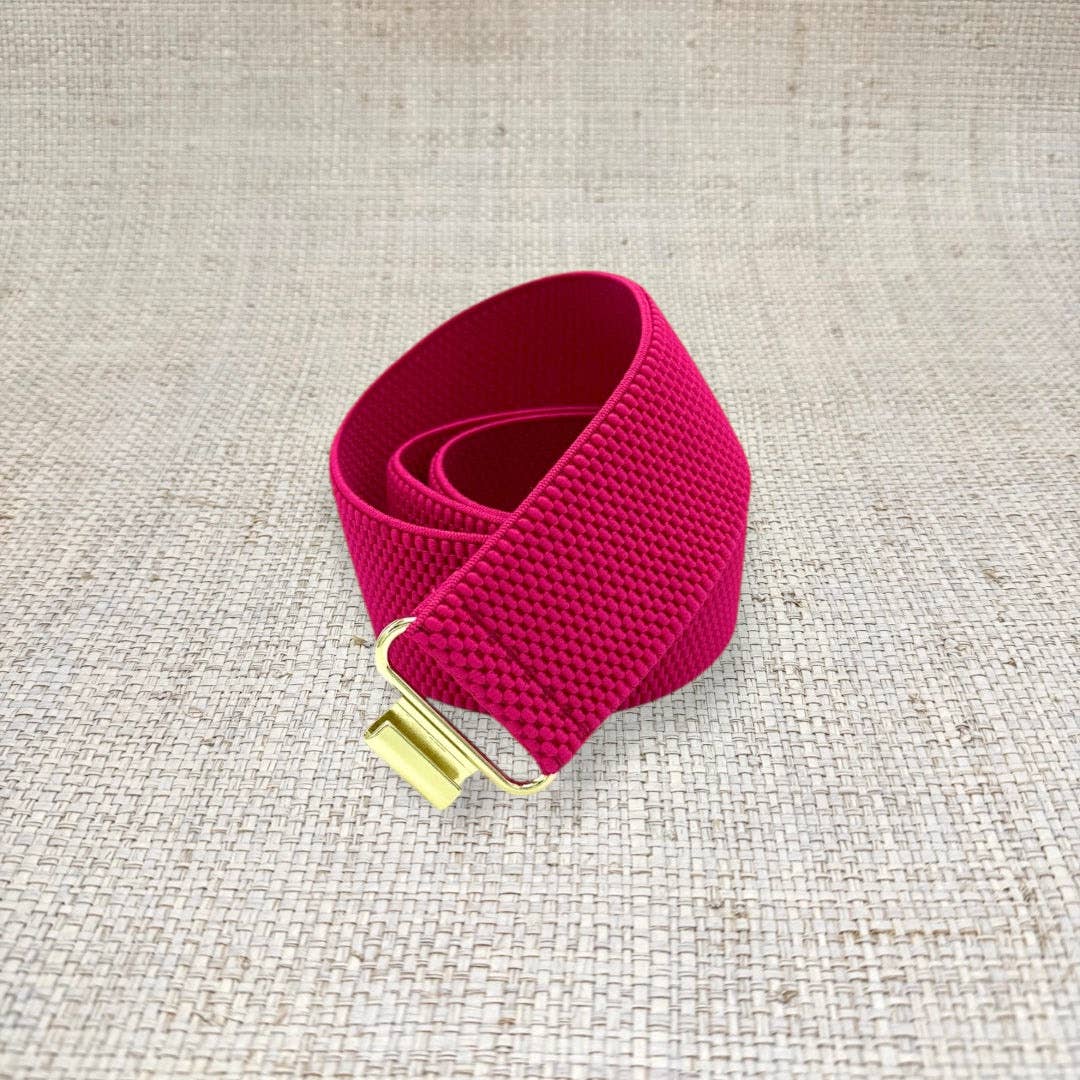 Pink Interchangeable Stretch Belt Band – Flexible & Stylish