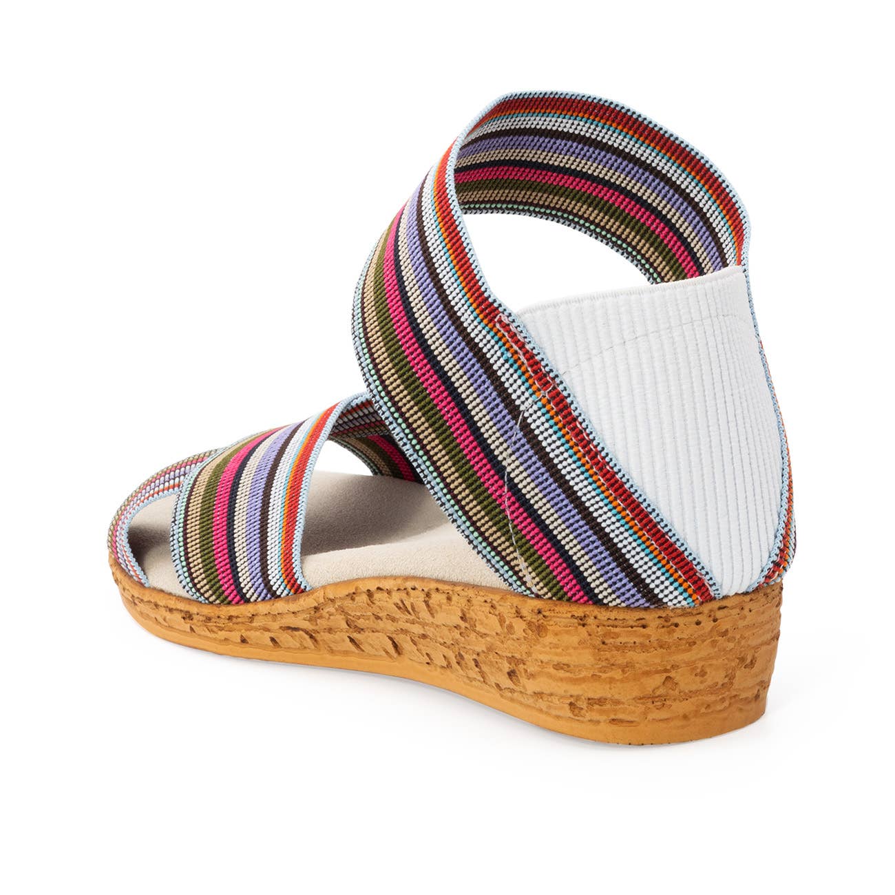 Spring26 Peachtree- Ankle Strap Cork Wedge Sandal