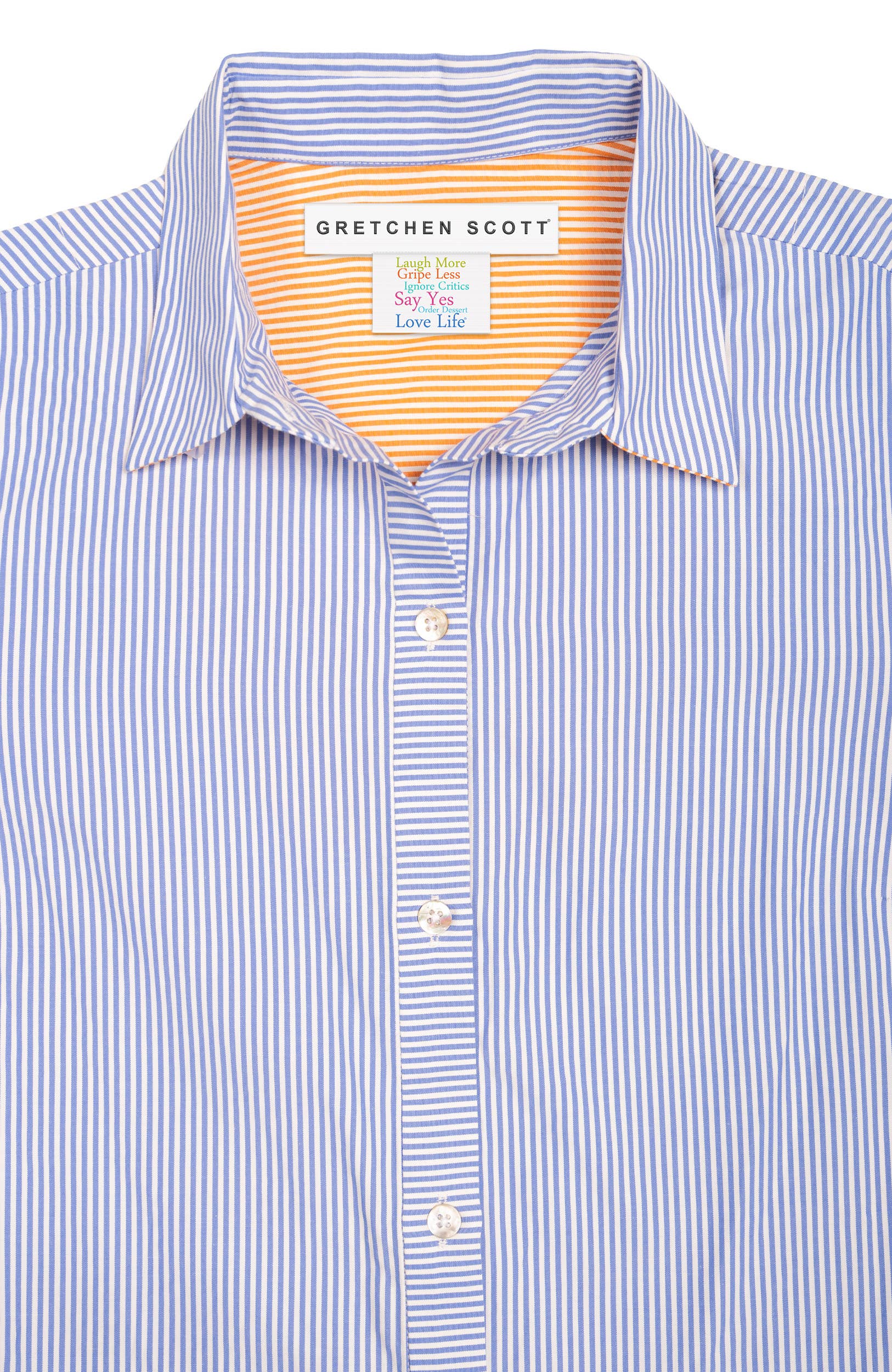 Boyfriend Cotton Shirt - Stripe