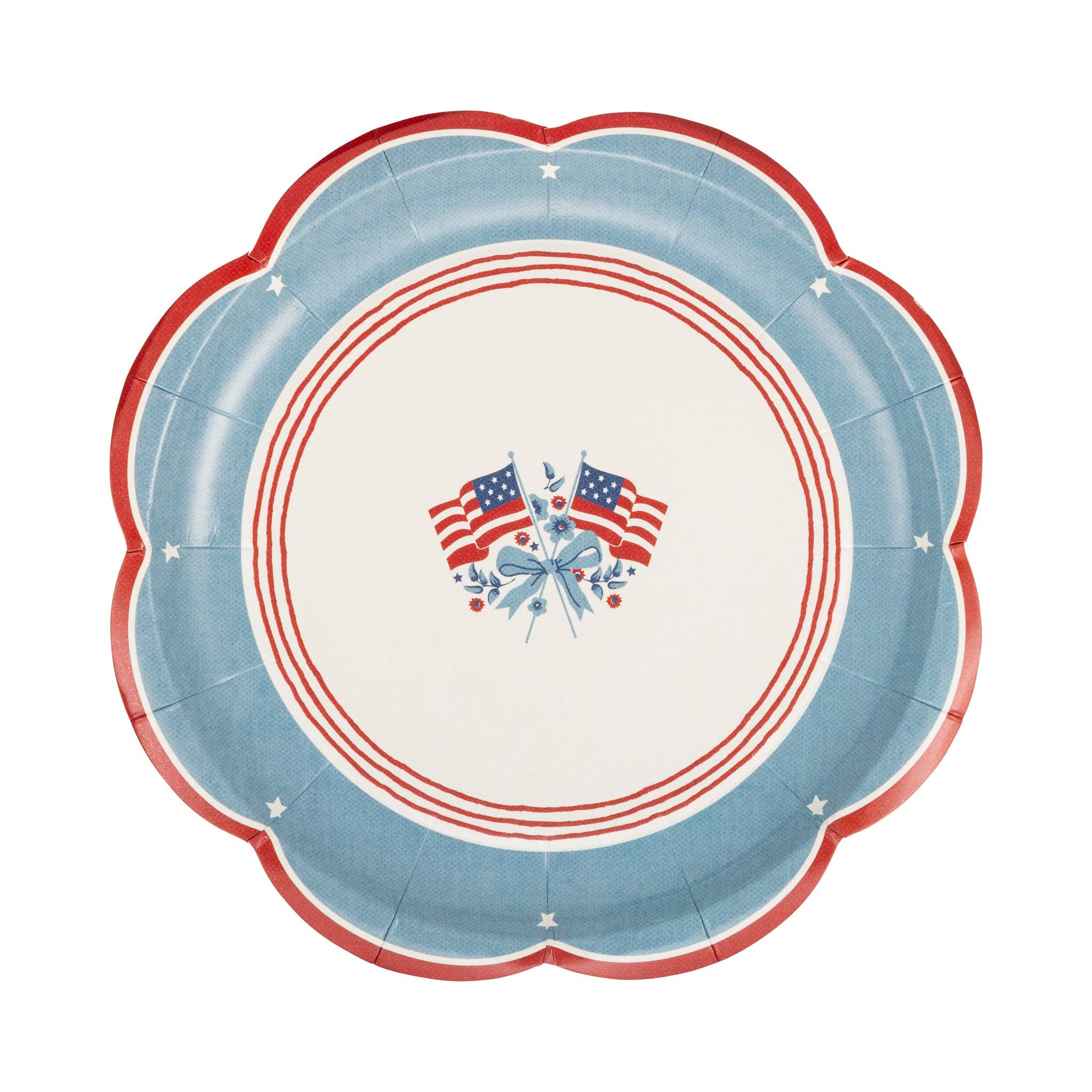 HAM1241 - Flag Paper Plate - 8"