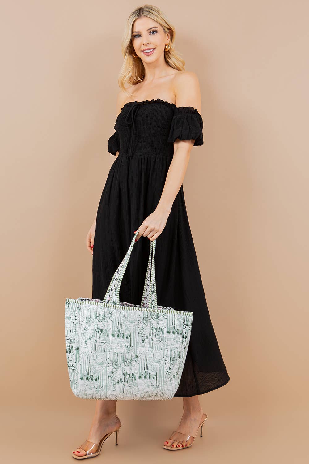 Quilted Tote Bag (BG-50)