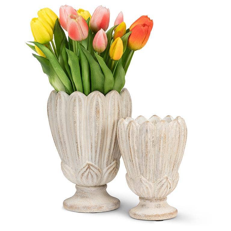 Tulip Shaped Vase-9"H
