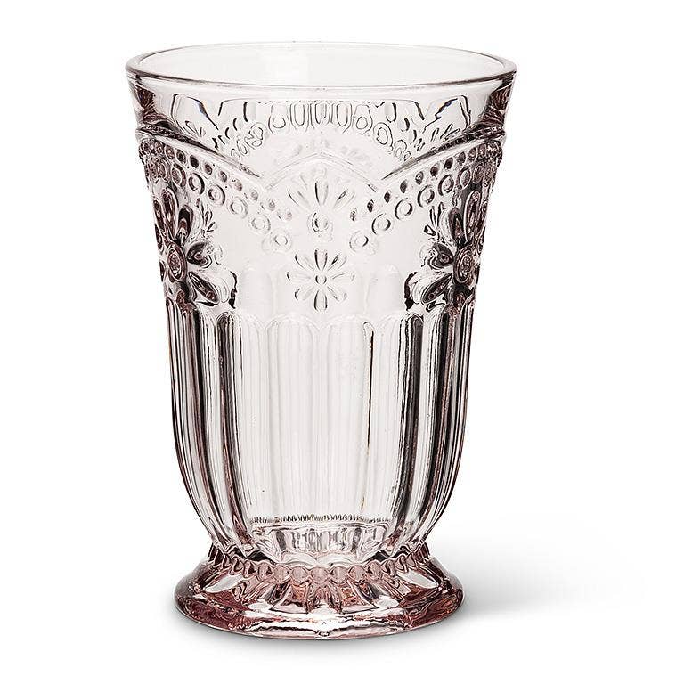 Flower Pedestal Glassware