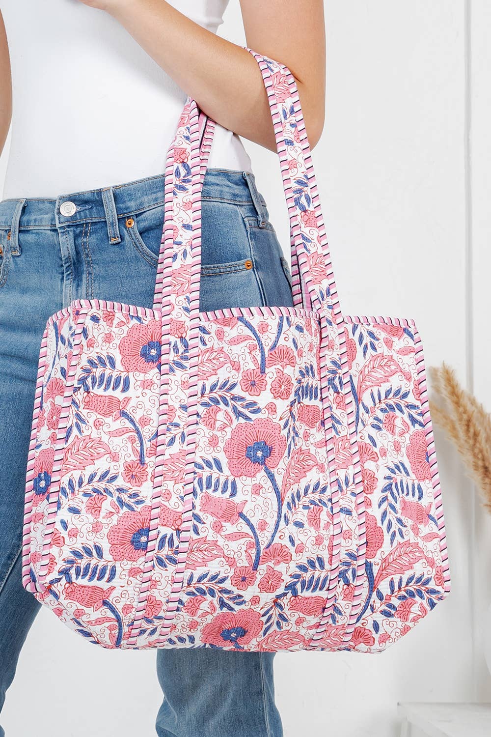 Quilted Tote Bag (BG-49)