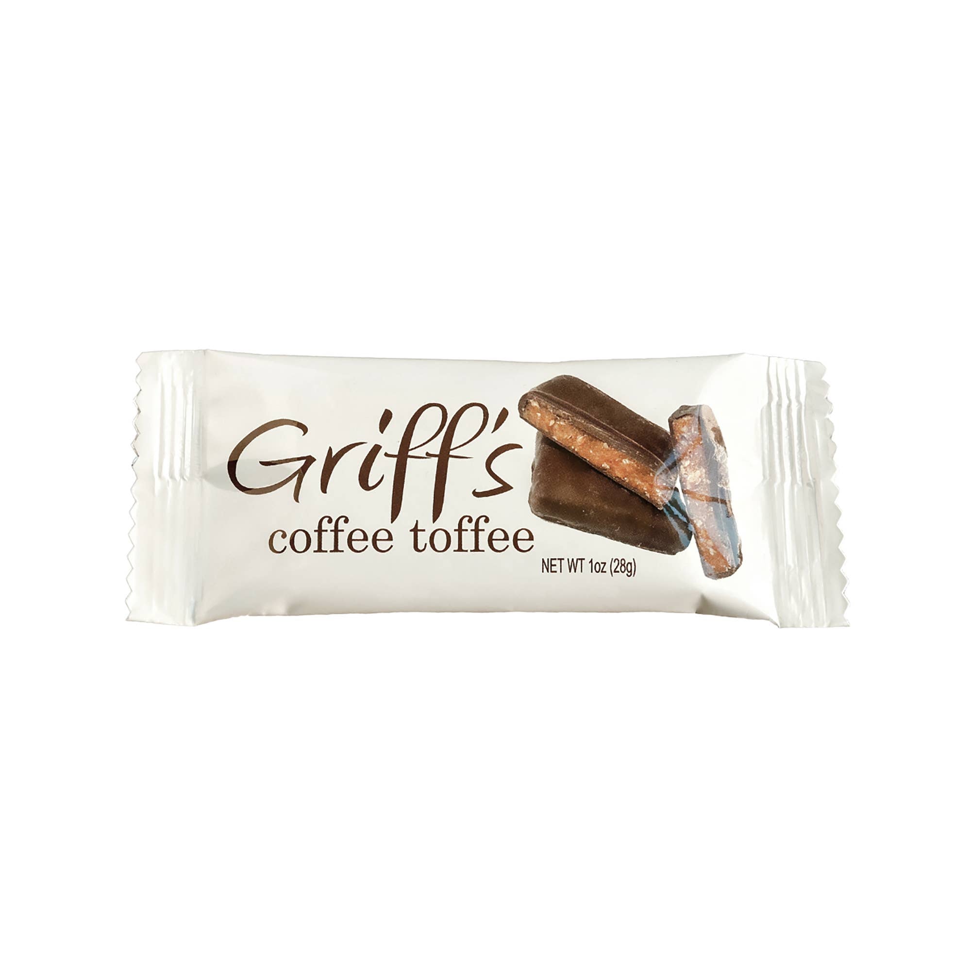 Griff's Coffee Toffee - 1oz Dark Chocolate Toffee