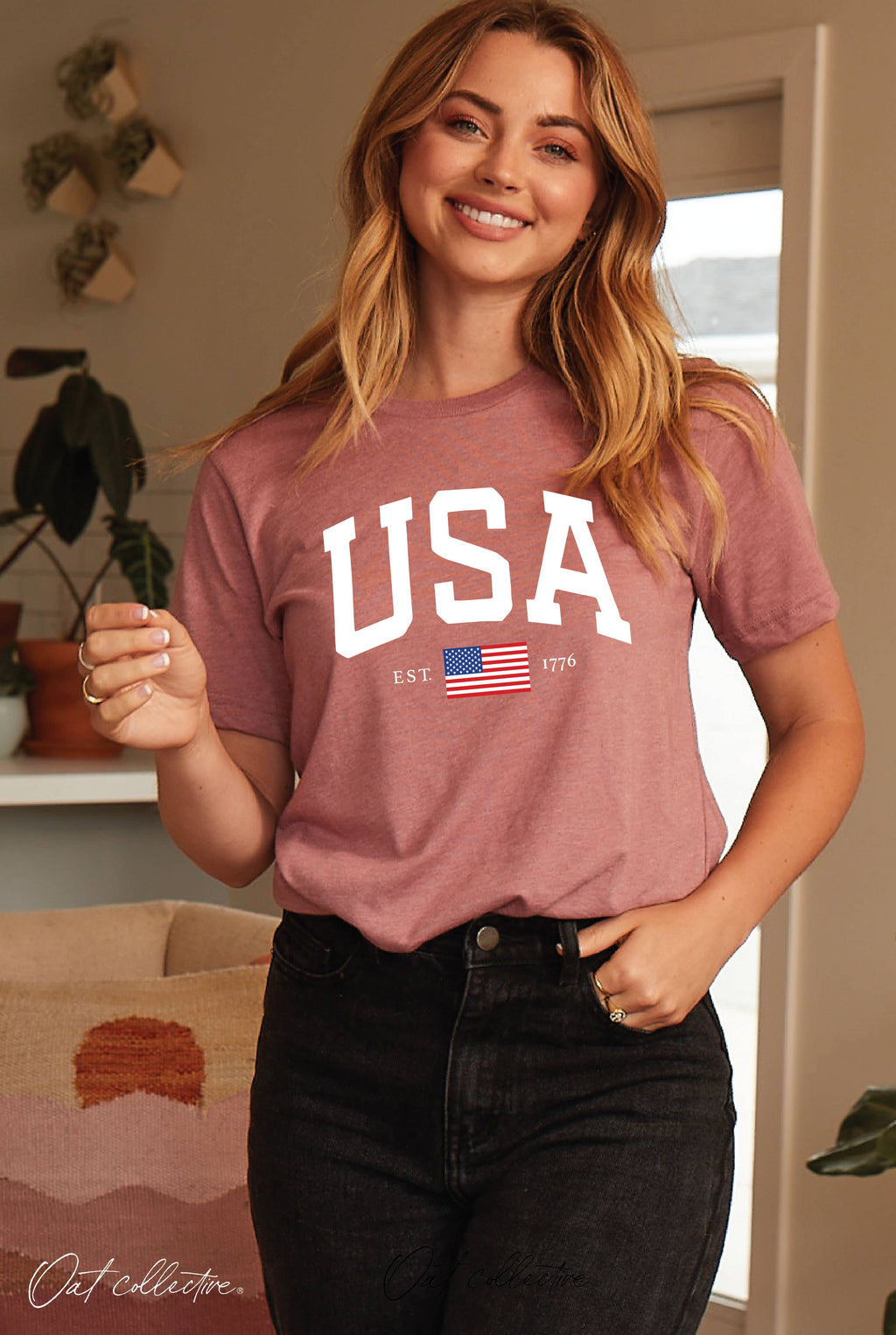 USA EST.1776 Graphic T-shirt