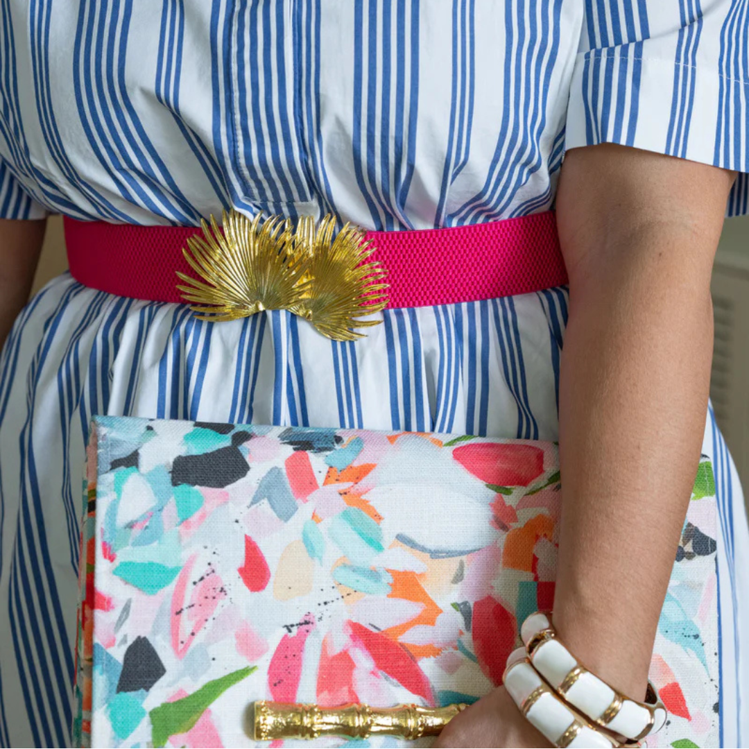 Pink Interchangeable Stretch Belt Band – Flexible & Stylish