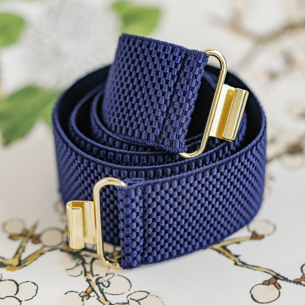 Navy Interchangeable Stretch Belt Band - Flexible & Stylish