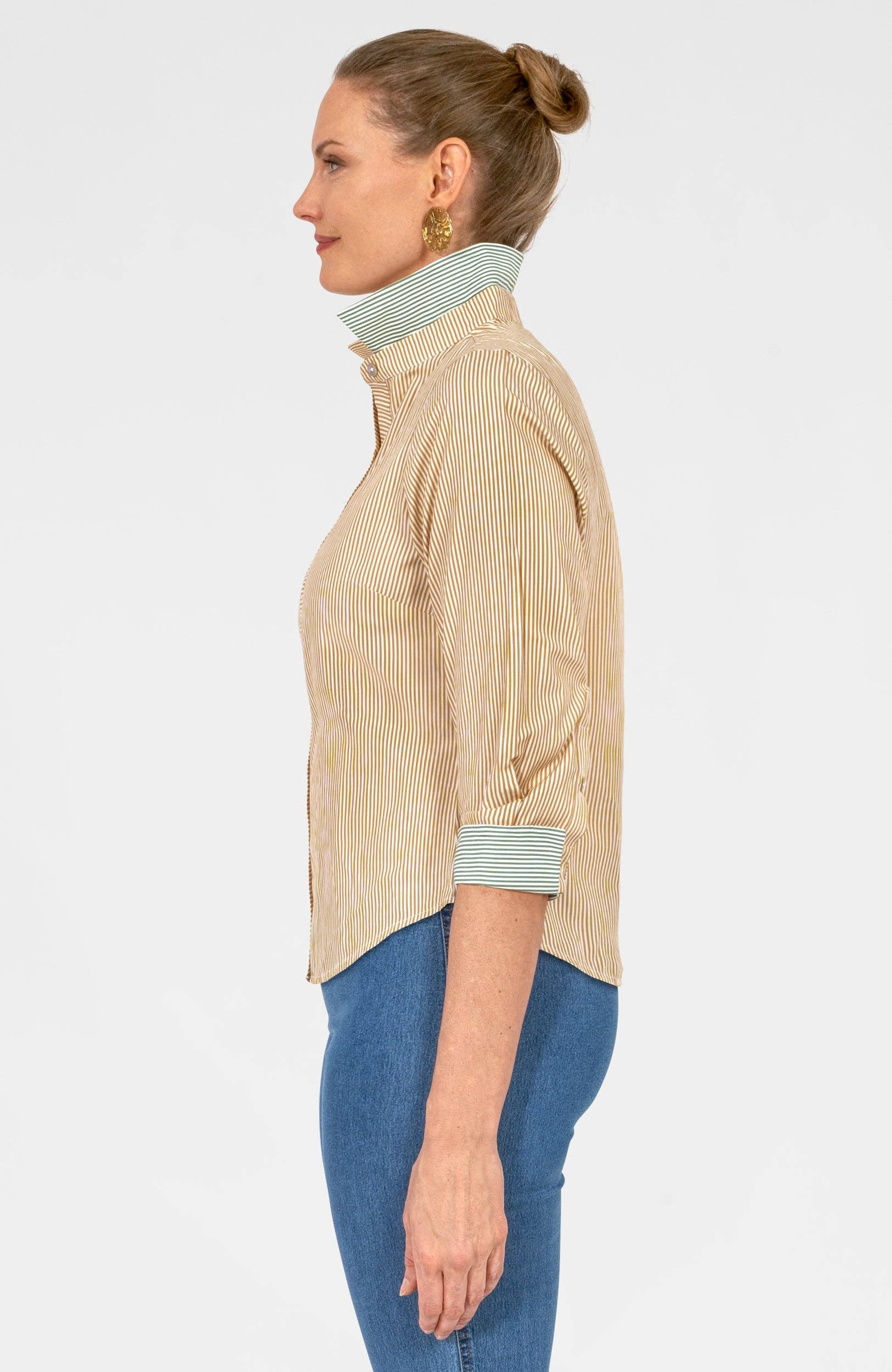 Boyfriend Cotton Shirt - Stripe