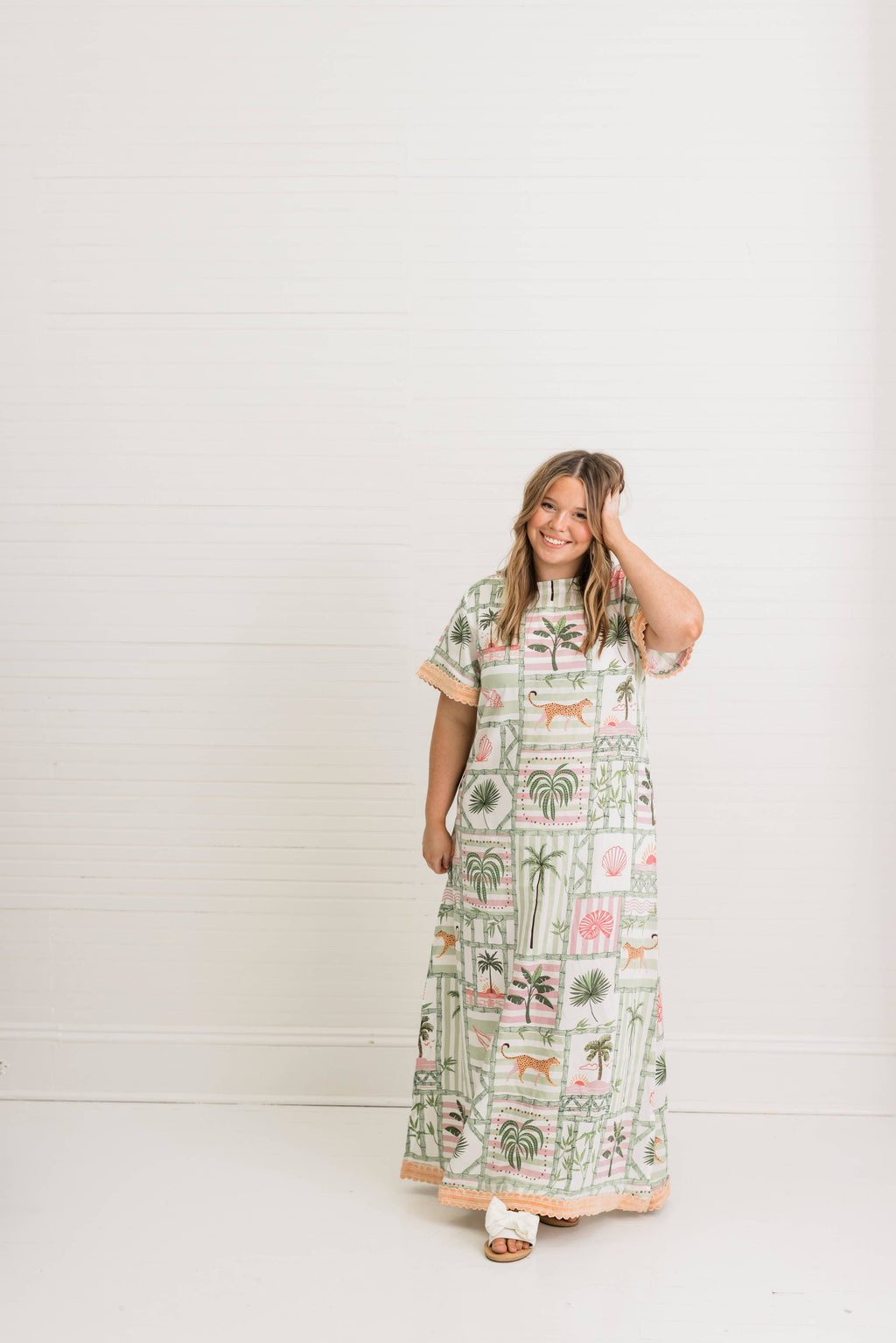 Resort Palm Postal | Marisol Caftan