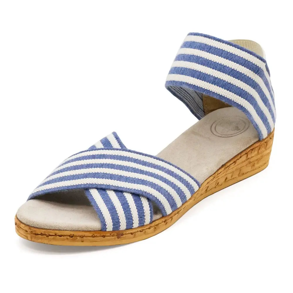 Spring26 Peachtree- Ankle Strap Cork Wedge Sandal