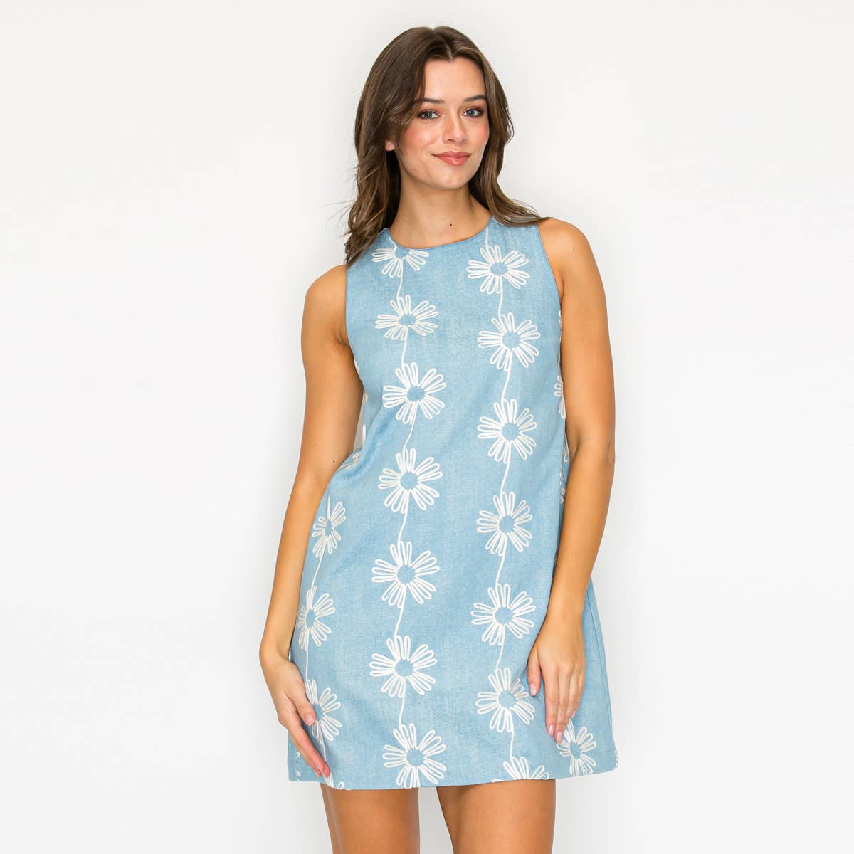 Daisy Breeze A-Line Mini Dress - LWD3506