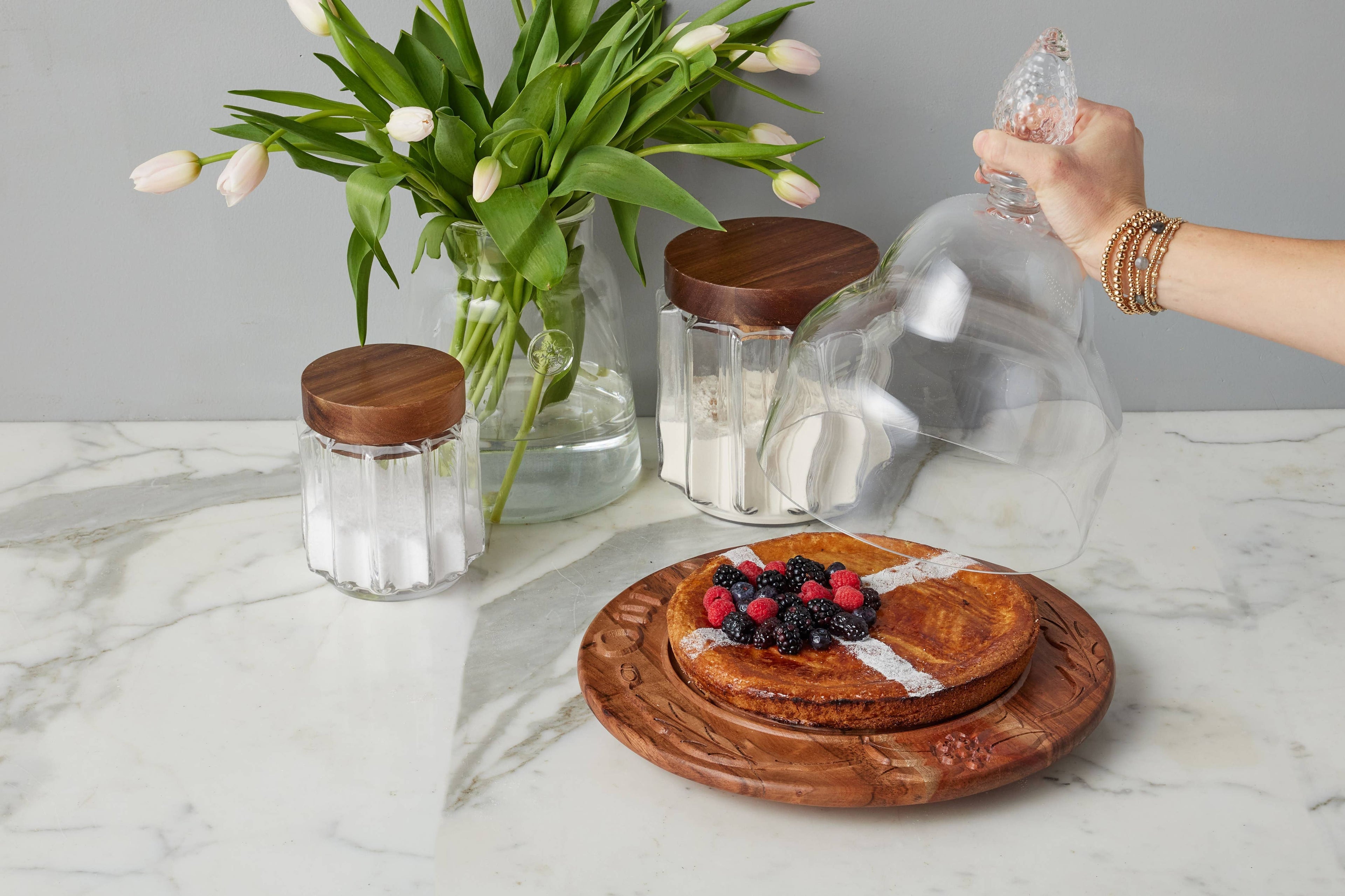 Vintage English Bread Board: Our Daily Bread, Medium, Natural