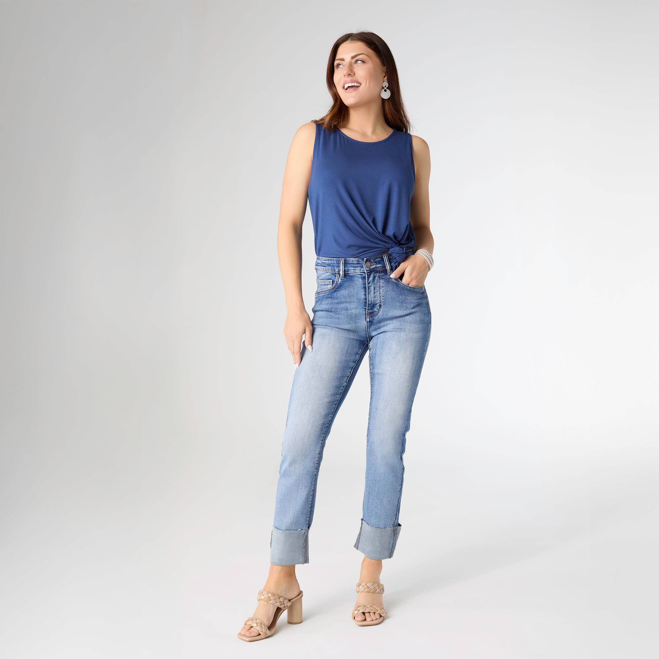 EverStretch Straight Ankle with Wide Cuff