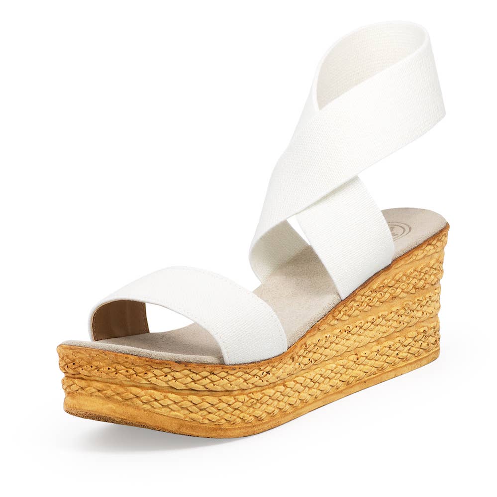 Bermuda Core - Wrap-Up Espadrille Platform Wedge - Spring