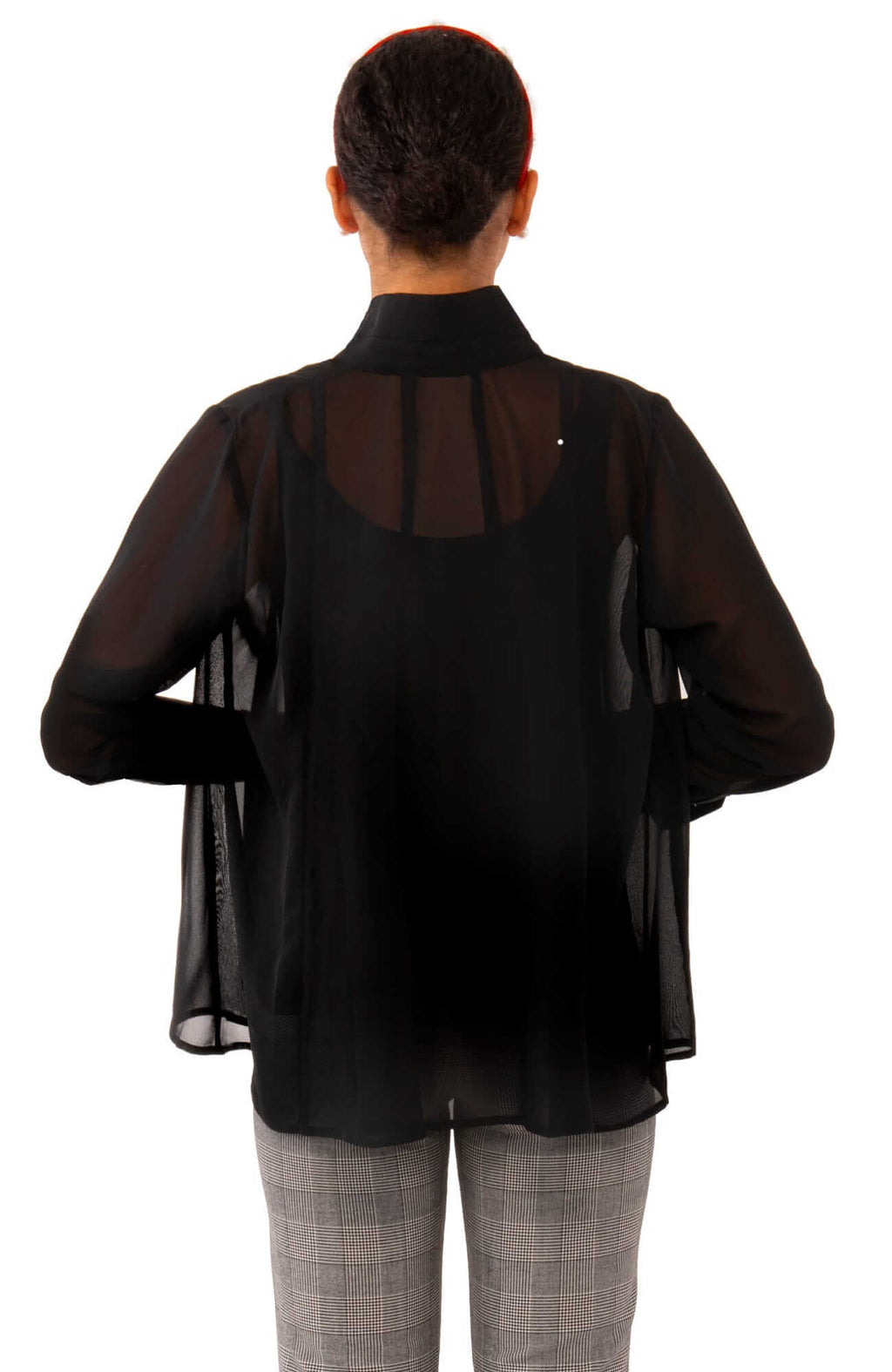 Chiffon Seamed Top