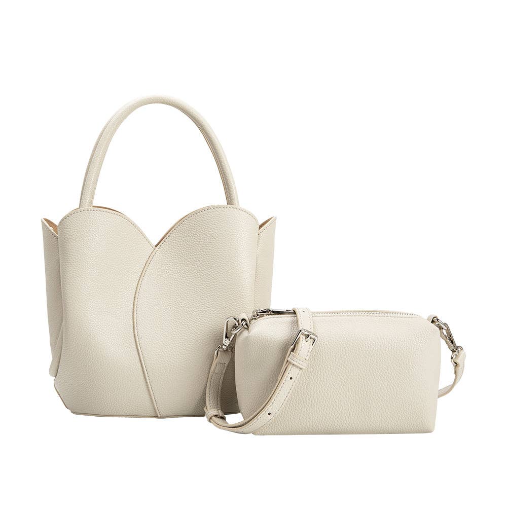 Tulip Bone Recycled Vegan Top Handle Bag Pre-Order 3/15