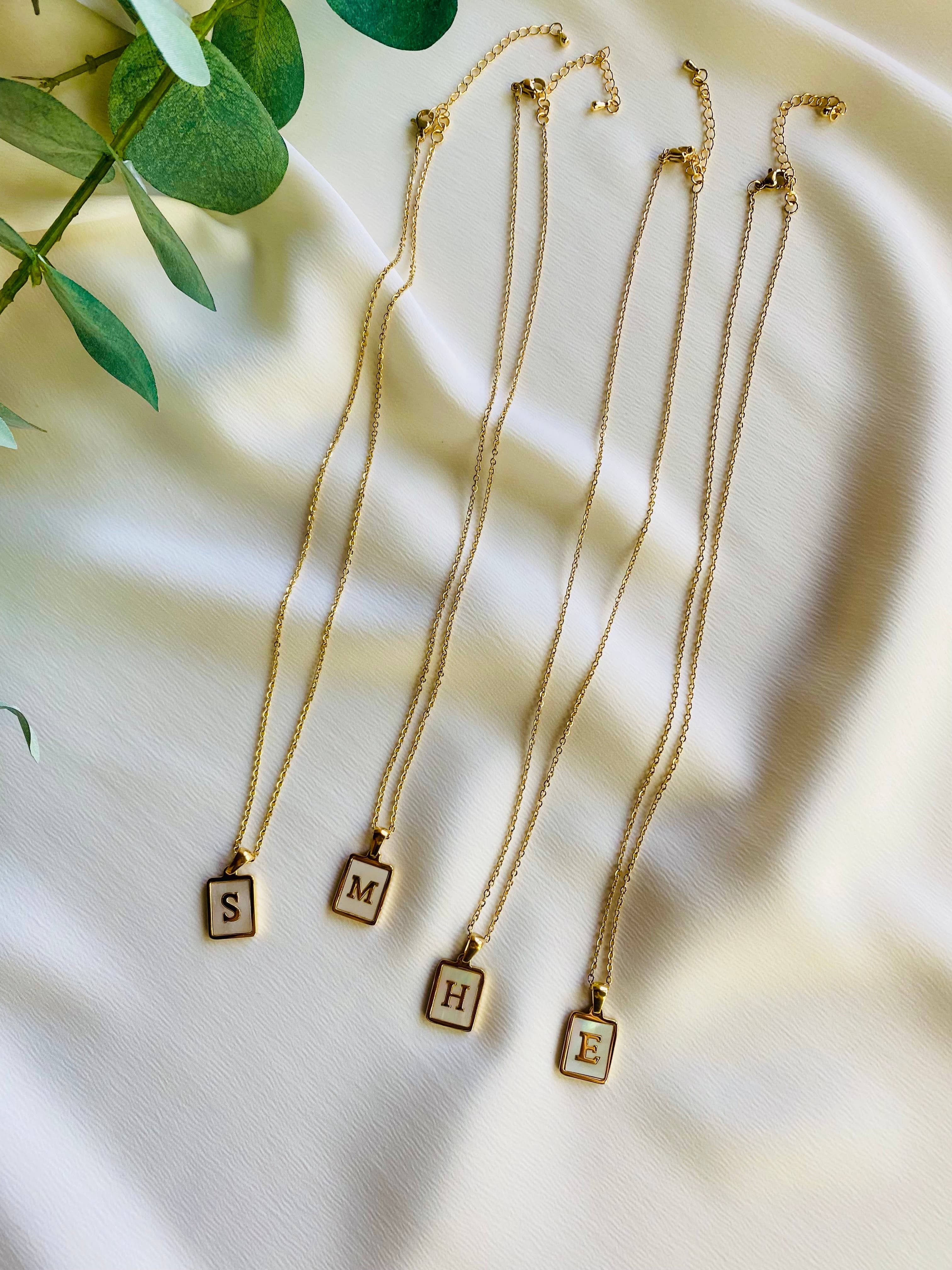 TOP SELLER PACK -  Frankie Pearl Letterplate Necklace