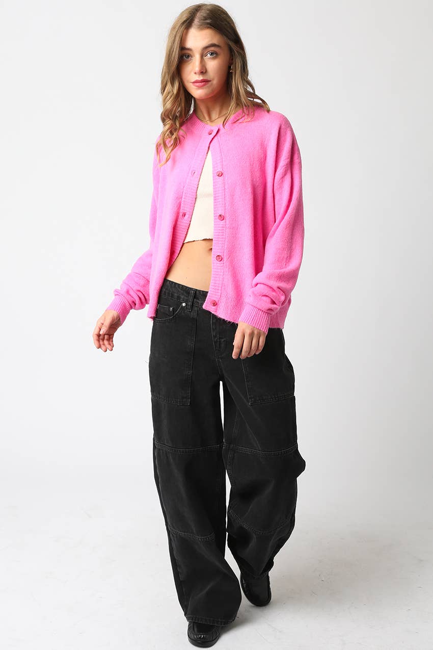 Gillian Oversized Knit Cardigan