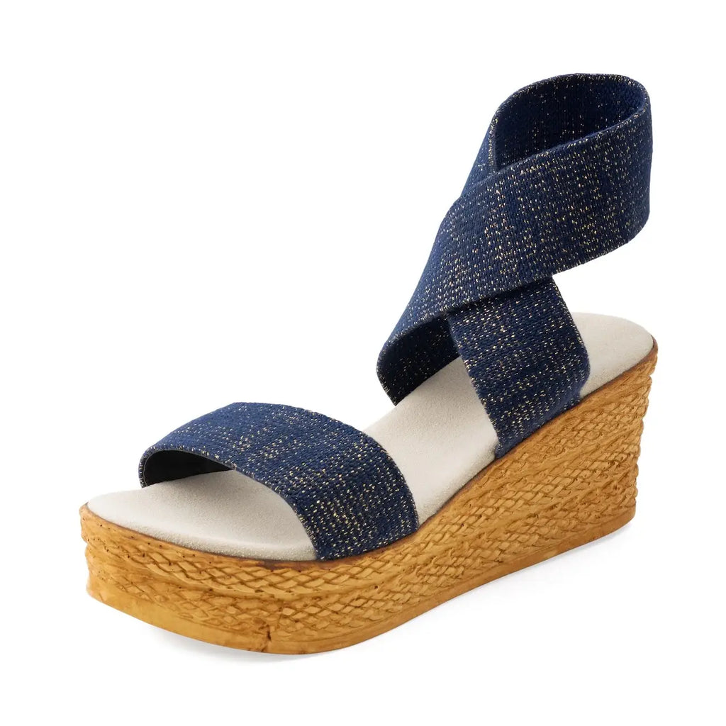 Spring26 Bermuda - Wrap Up Ankle Platform Wedge