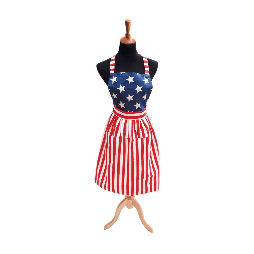 Patriotic Stars & Stripes 4th Of July Women's Apron