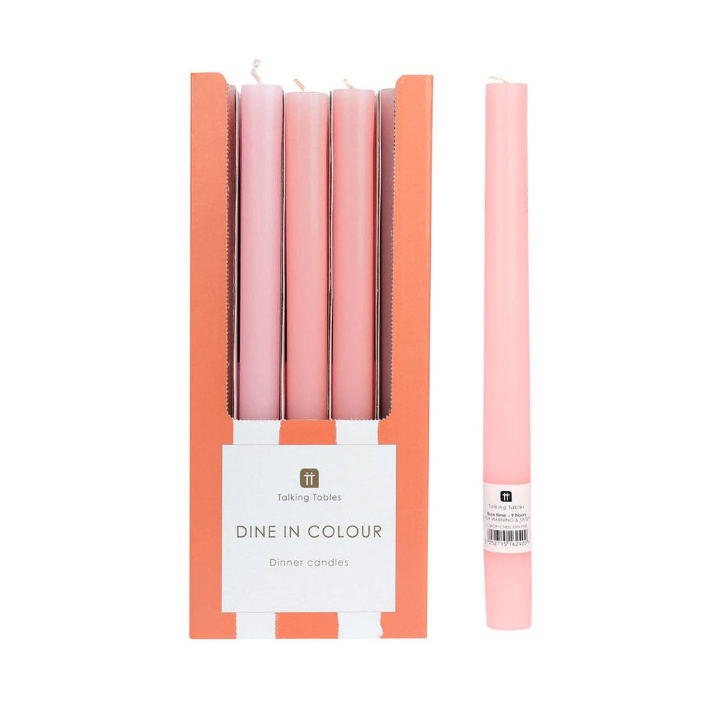Pink Dinner Candles - Display | Mothers Day Candles |