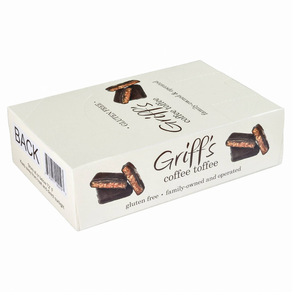 Griff's Coffee Toffee - 1oz Dark Chocolate Toffee