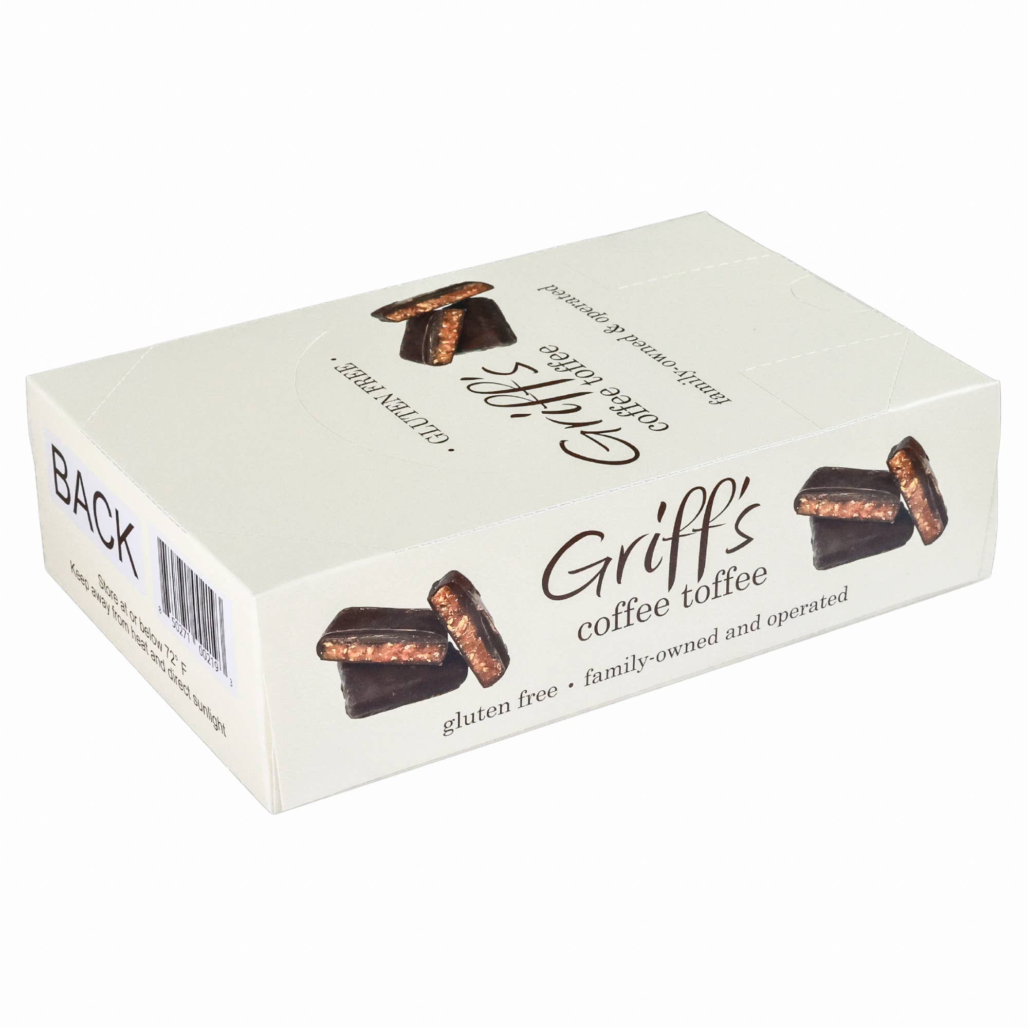 Griff's Coffee Toffee - 1oz Dark Chocolate Toffee