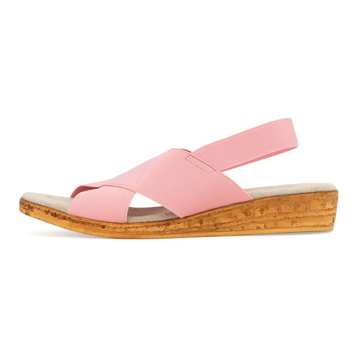 Spring/Summer - Sling Back Wedge Cork Sandal - Atlantic