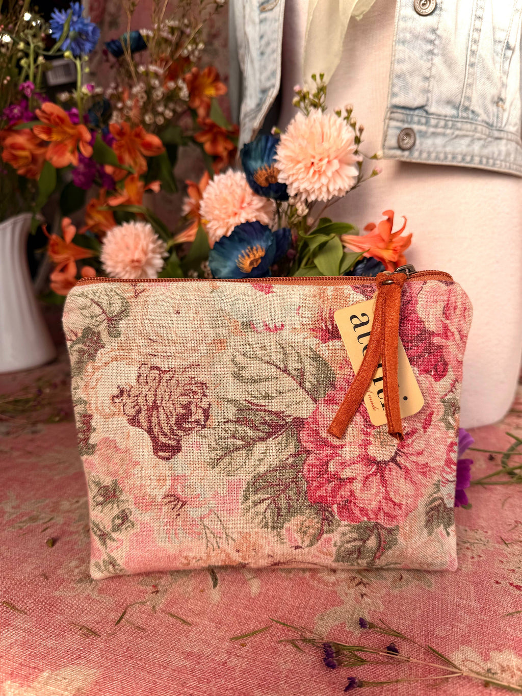 Rosewood Accessories Pouch - Atenti USA Made