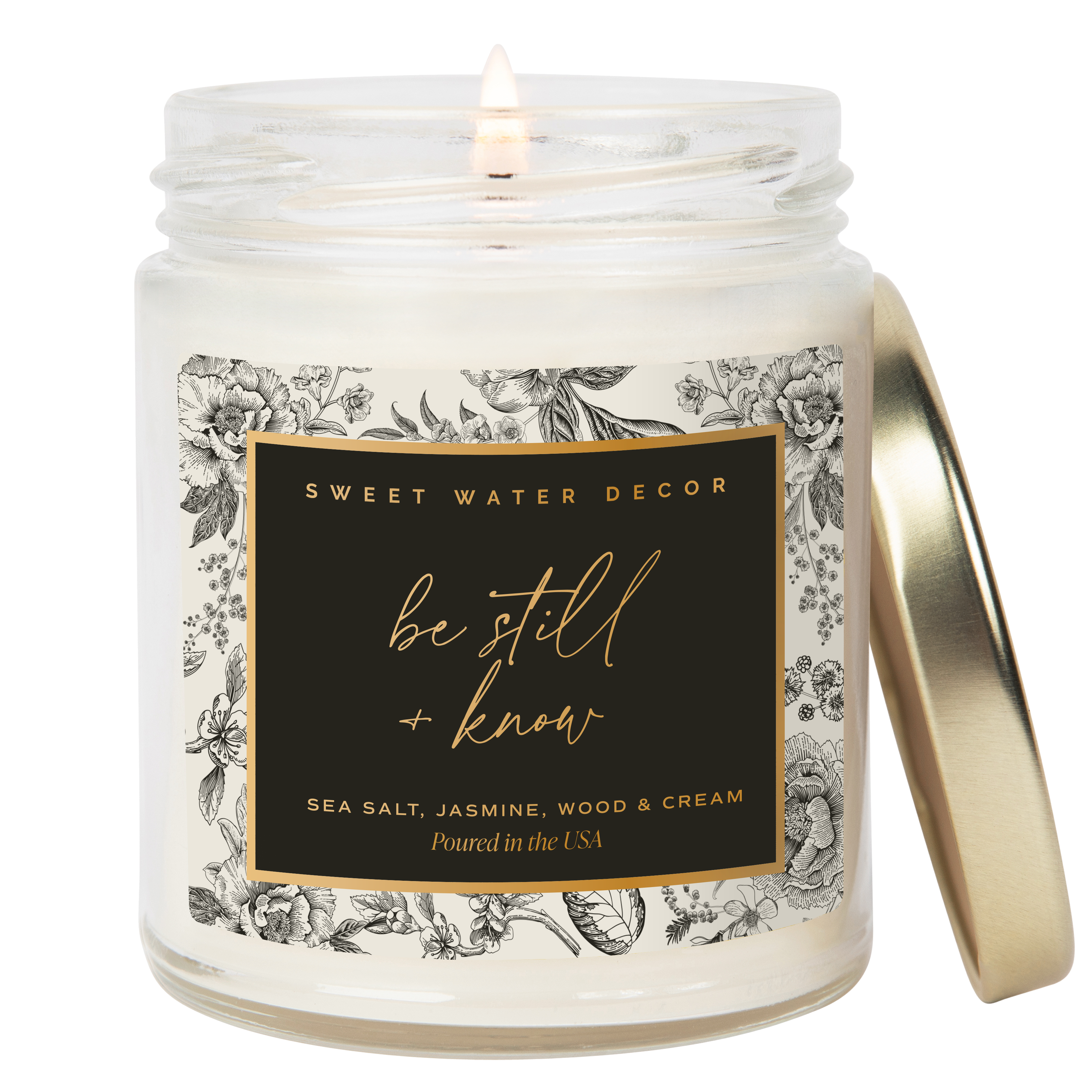 *NEW* Be Still and Know 9 oz Soy Candle - Home Decor & Gifts