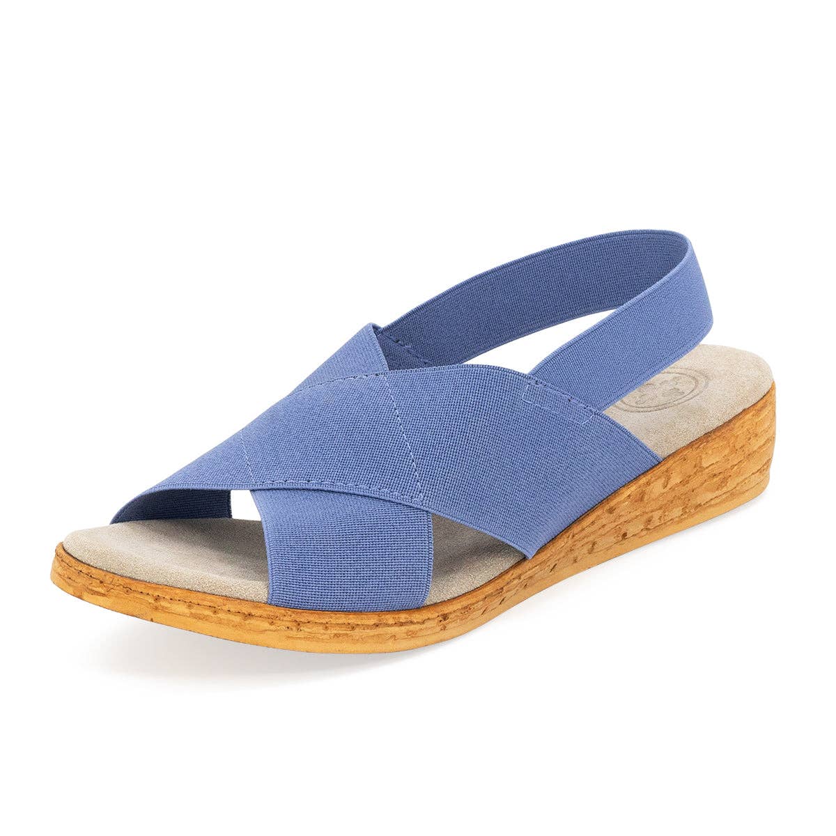 Spring/Summer - Sling Back Wedge Cork Sandal - Atlantic