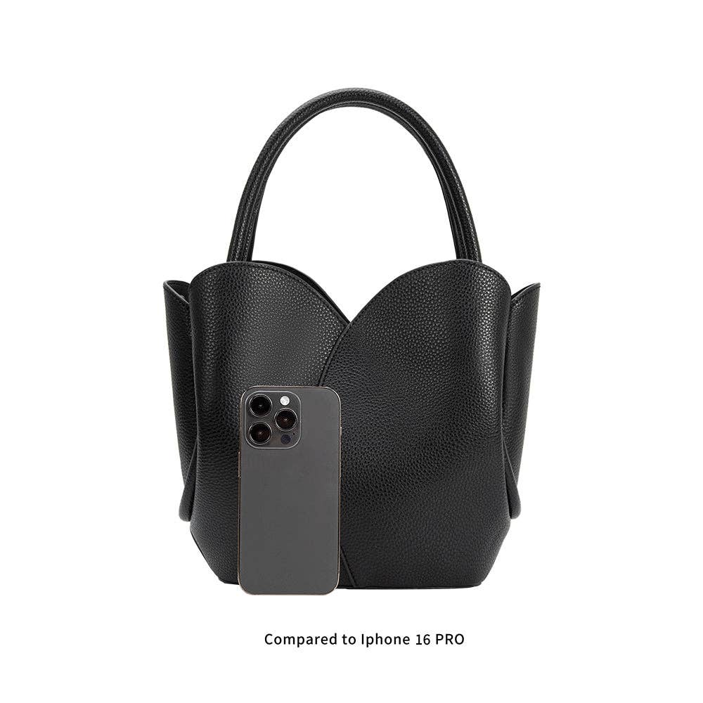 Tulip Bone Recycled Vegan Top Handle Bag Pre-Order 3/15
