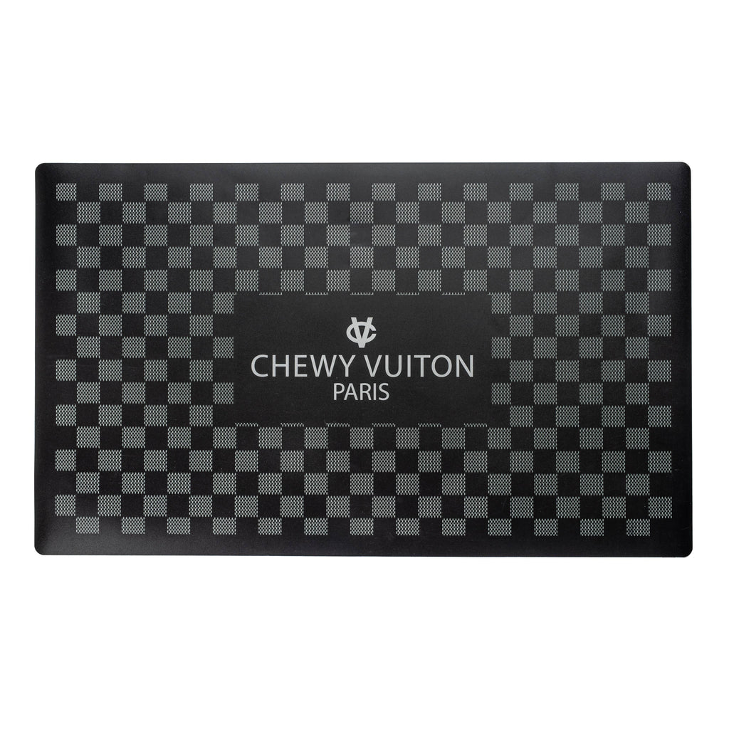 Black Checker Chewy Vuiton Placemat